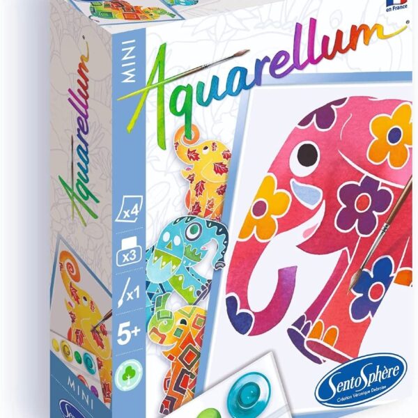 Aquarellum mini - Eléphants