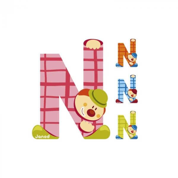 Lettre clown N
