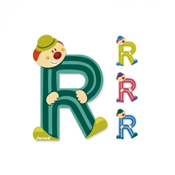 Lettre clown R