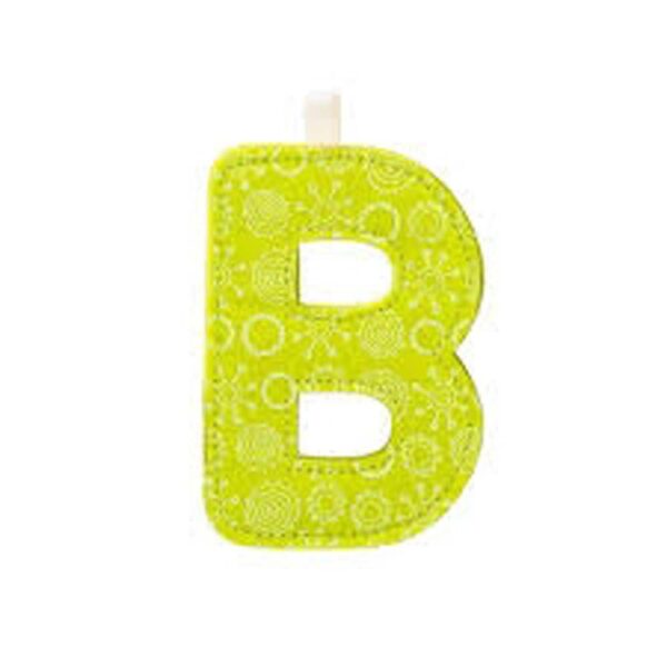 Lettre en tissu B