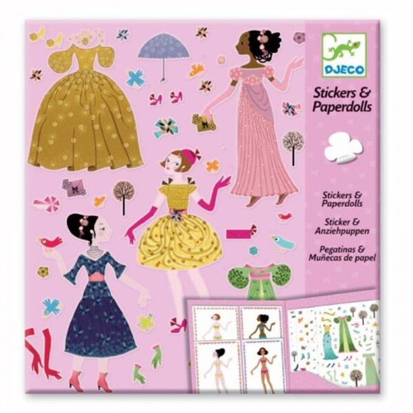 Stickers et paperdolls - Robes des 4 saisons