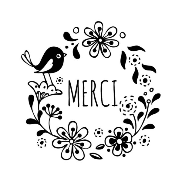 Tampon F couronne merci