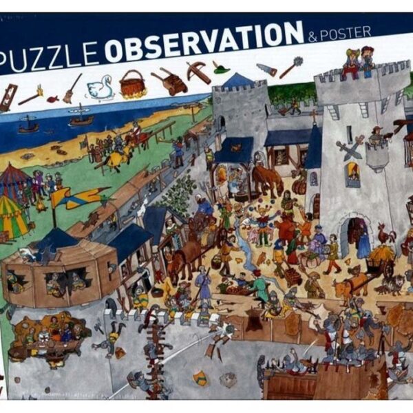 Puzzle observation 100pcs - Château fort