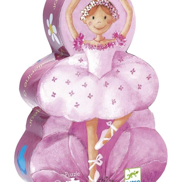 Puzzle 36pcs La ballerine à la fleur