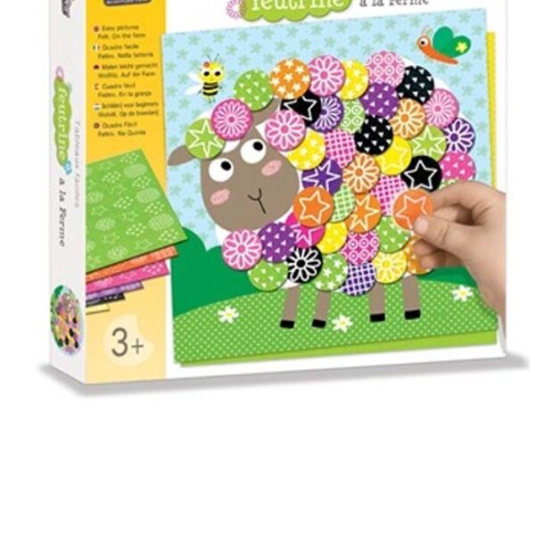 Tableaux faciles - Feutrine à la ferme