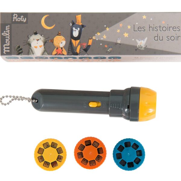 Lampe à histoires Les Moustaches